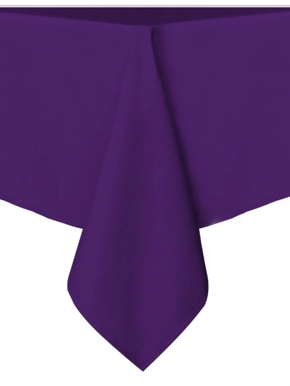 Classic Tablecloth Stain & Wrinkle Resistant Washable Polyester 60x84” PURPLE